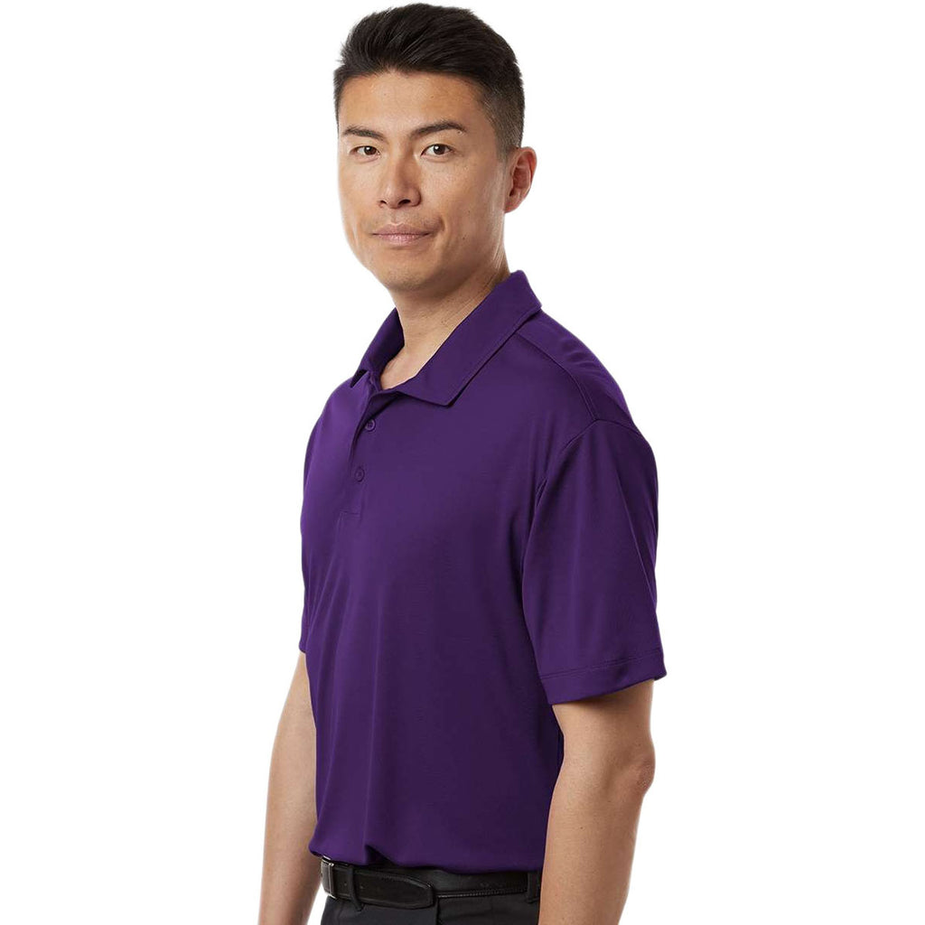 AllPro Men's Purple Pro-Lock Performance Polo