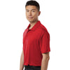 AllPro Men's Red Pro-Lock Performance Polo