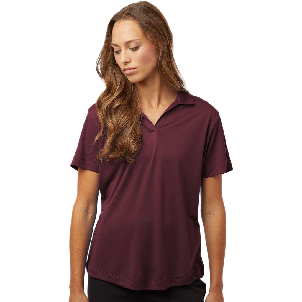 AllPro Women's Maroon Pro-Lock Performance Polo