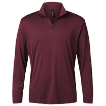 AllPro Men's Maroon Pro-Lock Performance Quarter-Zip Pullover