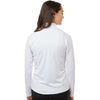 AllPro Women's White Pro-Lock Performance Quarter-Zip Pullover