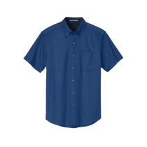 Port Authority Men's Royal/Classic Navy Short Sleeve Easy Care Shirt