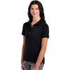 Jerzees Women's Black Dri-Power Polo