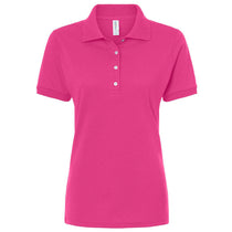 Jerzees Women's Cyber Pink Dri-Power Polo