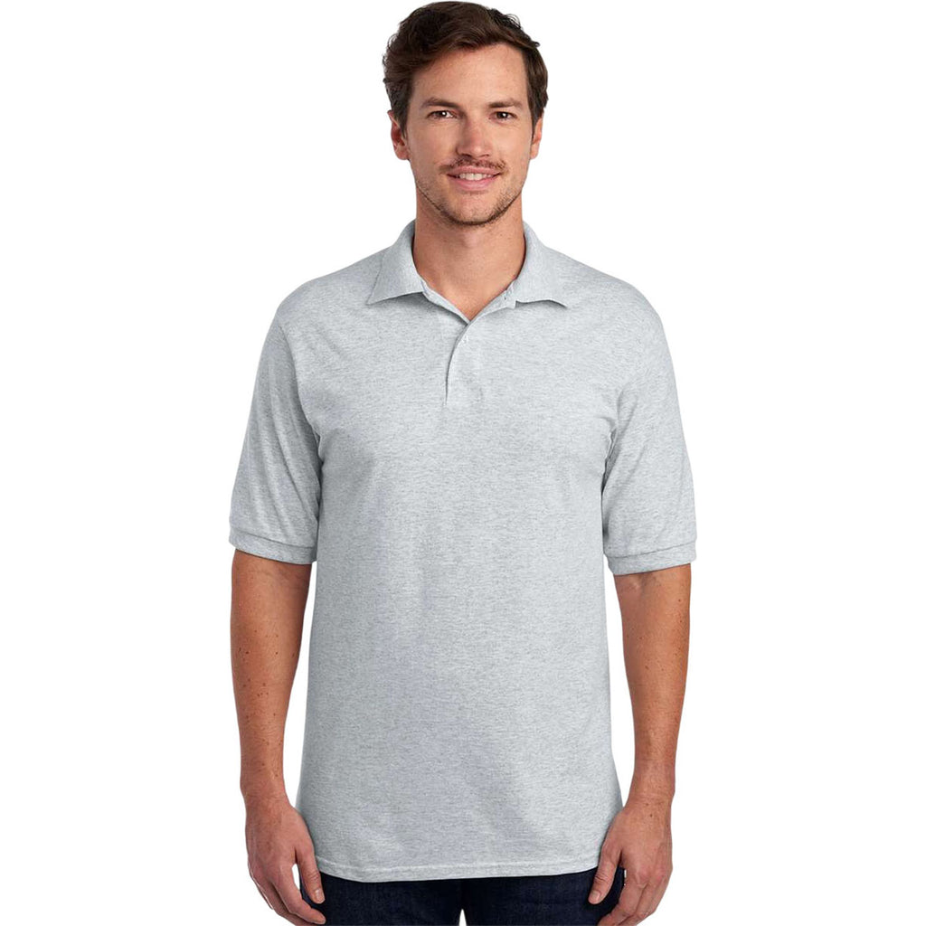 Jerzees Men's Ash Dri-Power Polo