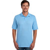 Jerzees Men's Light Blue Dri-Power Polo