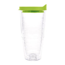 48-Hour Tervis Clear Tumbler with Lime Lid Classic Tumbler 24 oz. - Printed