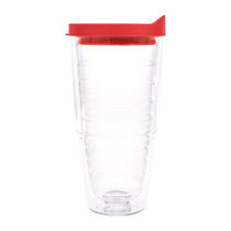 Tervis Clear Tumbler with Red Lid Classic Tumbler 24 oz. - Printed