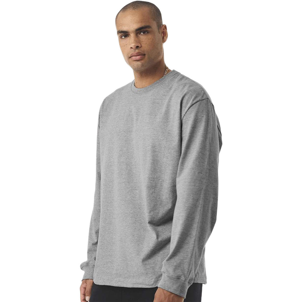 Bella + Canvas Men's Athletic Heather 7.5 oz Heavyweight Long Sleeve Tee