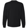 Bella + Canvas Men's Black 7.5 oz Heavyweight Long Sleeve Tee