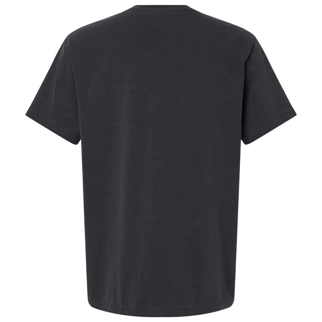 Bella + Canvas Unisex Washed Black Heavyweight Garment-Dyed Tee