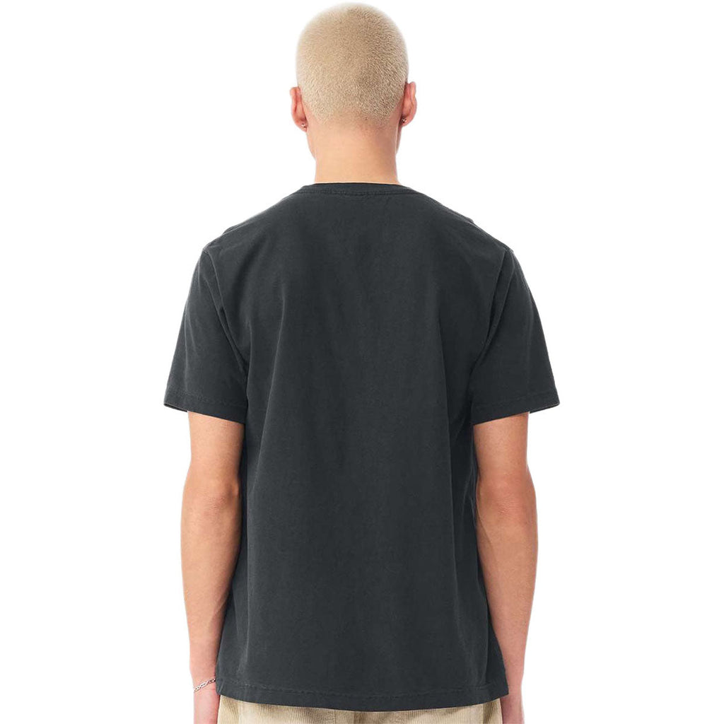 Bella + Canvas Unisex Washed Black Heavyweight Garment-Dyed Tee
