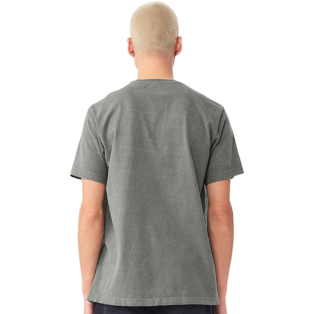 Bella + Canvas Unisex Washed Grey Heavyweight Garment-Dyed Tee