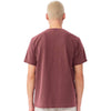 Bella + Canvas Unisex Washed Maroon Heavyweight Garment-Dyed Tee