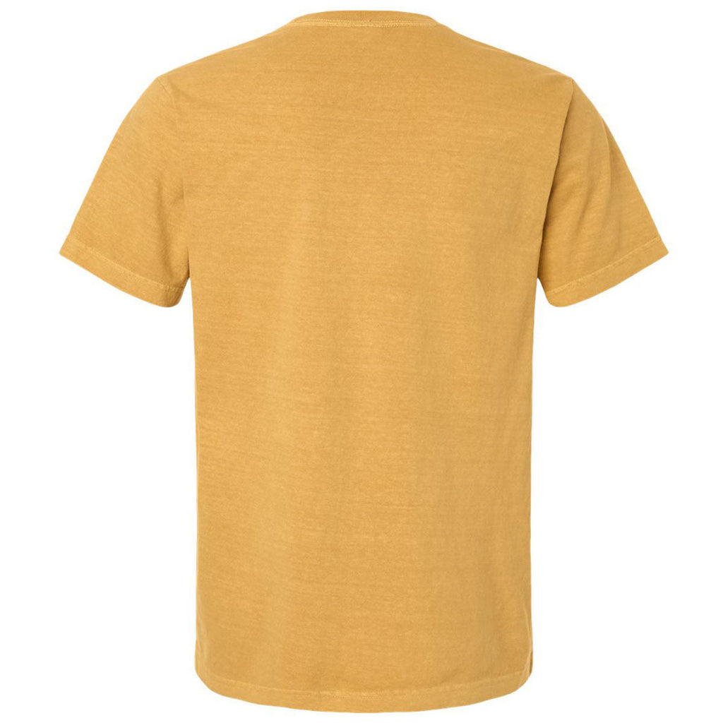 Bella + Canvas Unisex Washed Mustard Heavyweight Garment-Dyed Tee