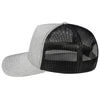 Pukka Grey Heather/Black Rudder Five-Panel Cap