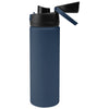 Hit Navy with Black 24 Oz. Pop Sip Recycled Stainless Steel Bottle