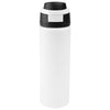Hit White with Black 24 Oz. Pop Sip Recycled Stainless Steel Bottle