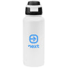 Hit White with Black 32 Oz. Pop Sip Recycled Stainless Steel Bottle