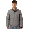 Dri Duck Men's Grey Keystone Quilted Pullover