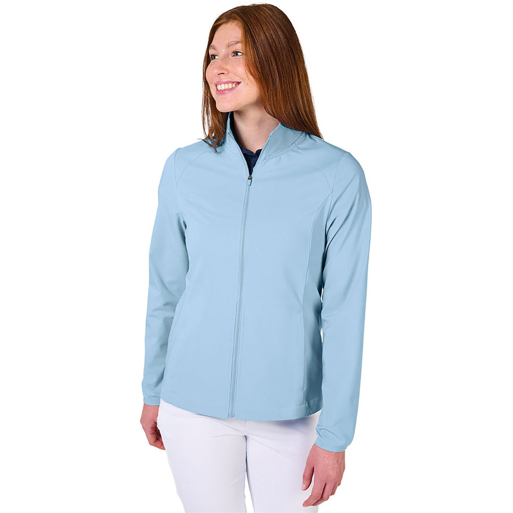 Charles River Women's Sky Blue Lexington Stretch Full Zip Jacket