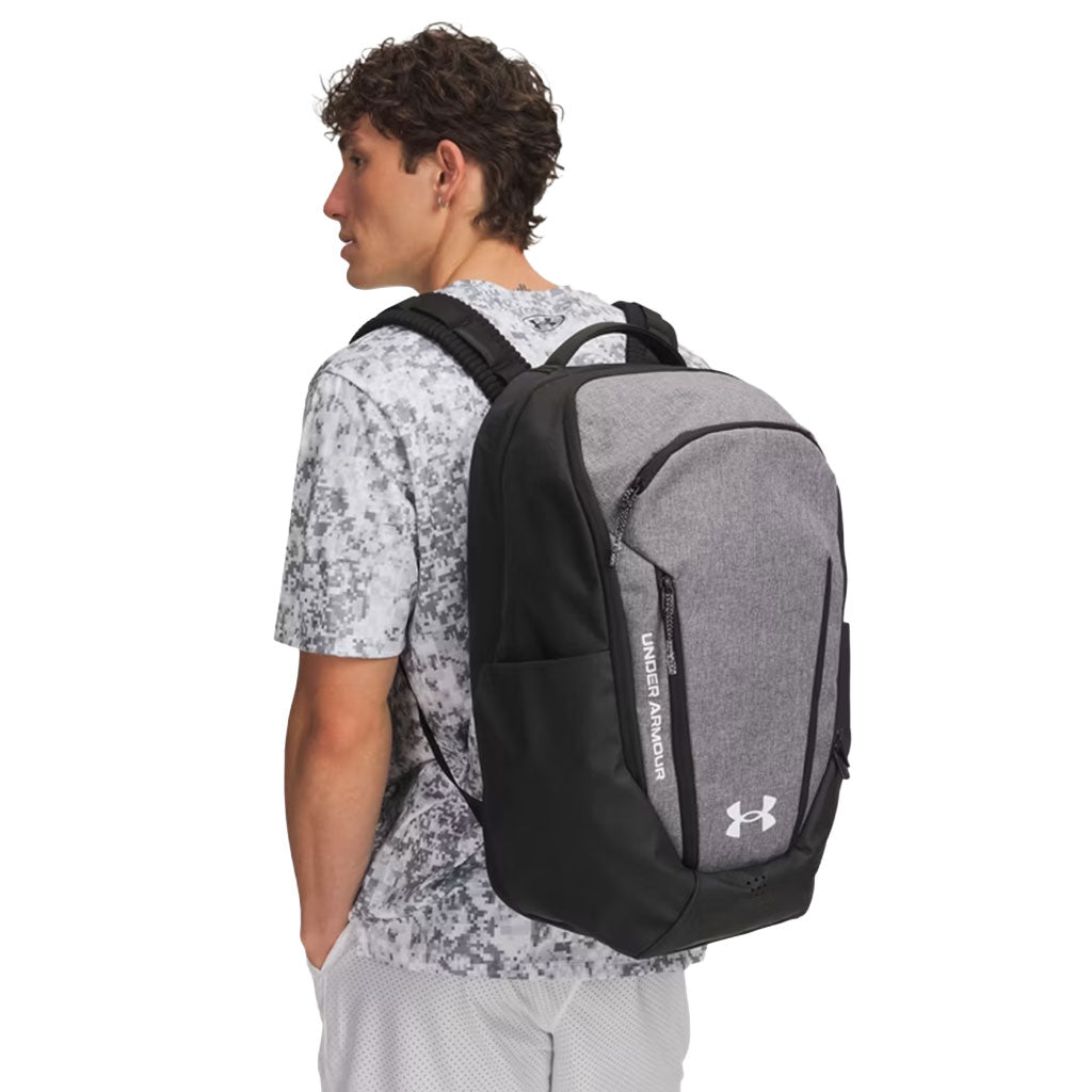 Under Armour Castlerock Medium Heather/Black/White No Weigh Playmaker Backpack