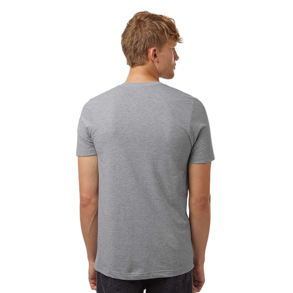 Tultex Unisex Heather Grey Combed CVC T-Shirt