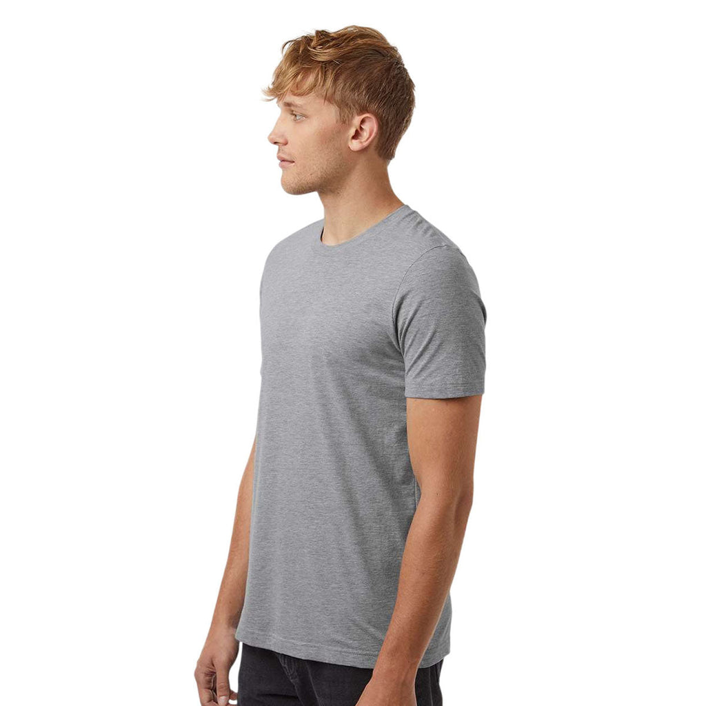 Tultex Unisex Heather Grey Combed CVC T-Shirt