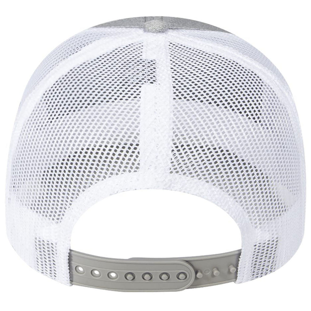 Pukka Grey Heather/White Charter Six-Panel Cap