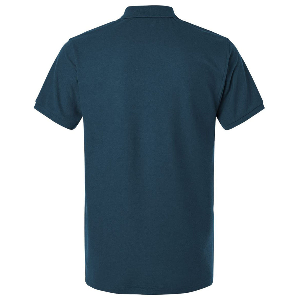 AllPro Men's Atlantic Blue Pique Polo