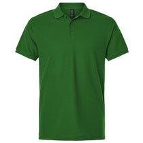 AllPro Men's Olive Green Pique Polo