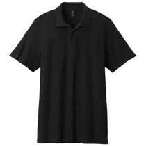 Gildan Men's Black Softstyle Pique Polo