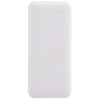 Leed's White Pwr Pal 10000 mAh Power Bank with Integrated Cable