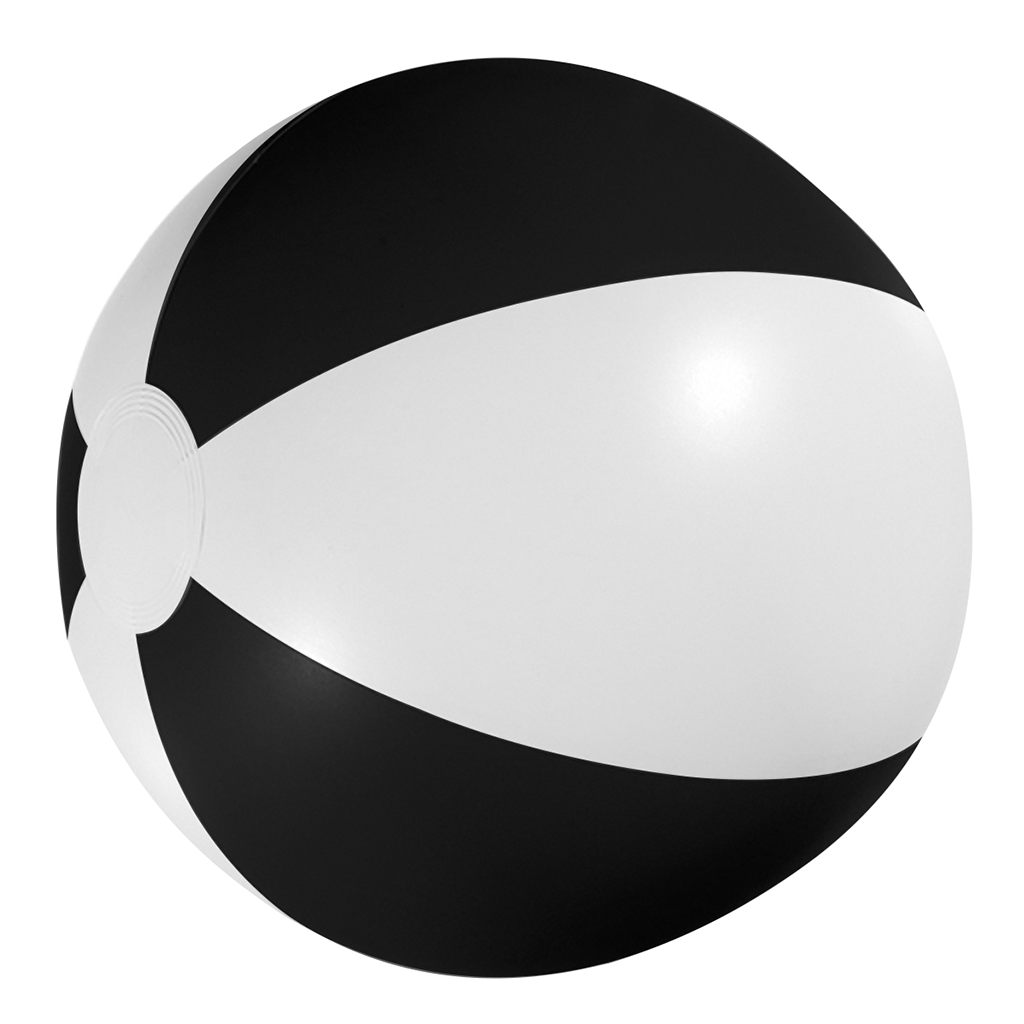 Hit White with Black 16" Beach Ball