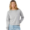 Bella + Canvas Women's Athletic Heather Sponge Fleece Classic Crewneck Sweatshirt