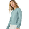 Bella + Canvas Women's Heather Blue Lagoon Sponge Fleece Classic Crewneck Sweatshirt