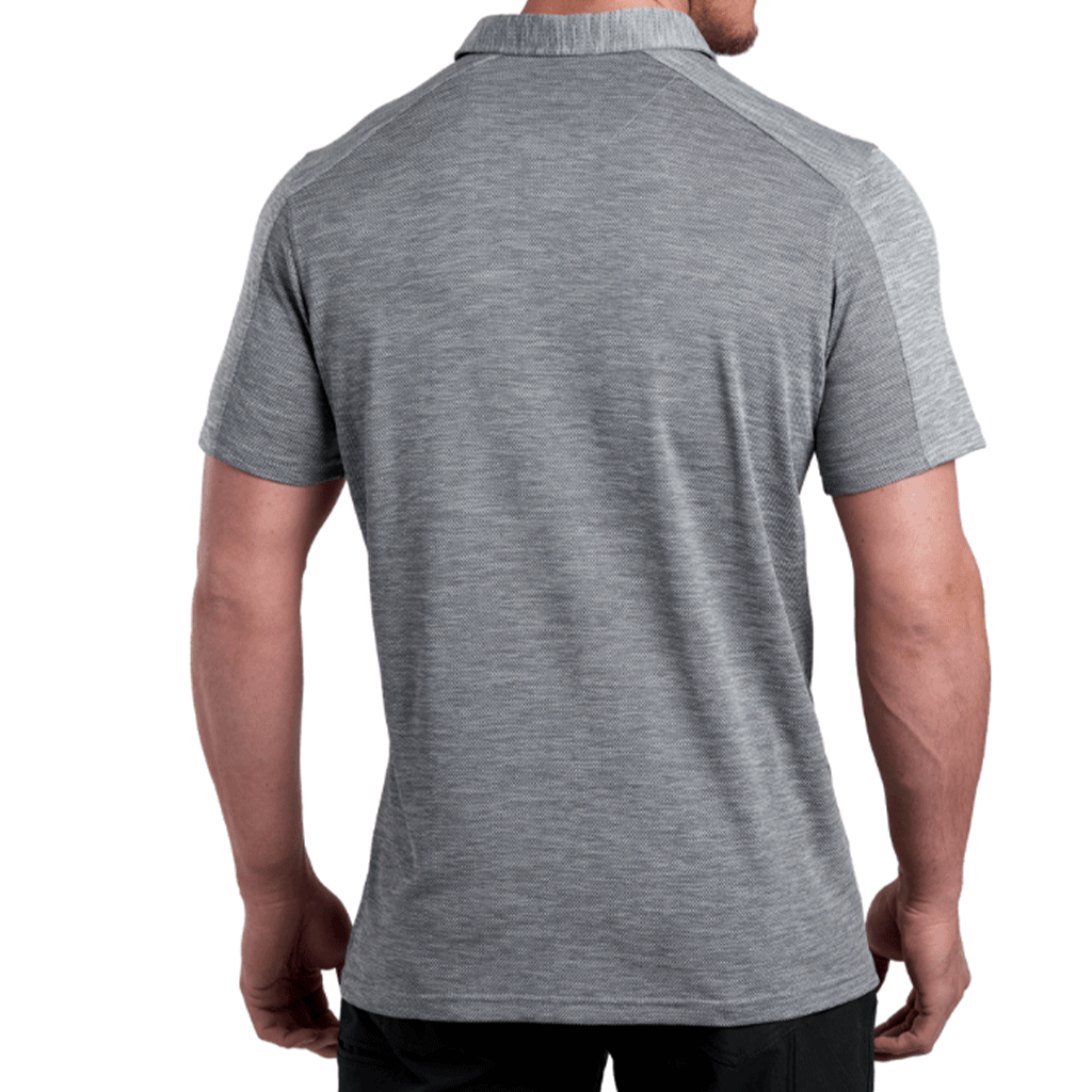 KUHL Men's Heather Grey Engineered Polo