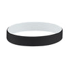 Hit Black/White Colored Letter Silicone Bracelet