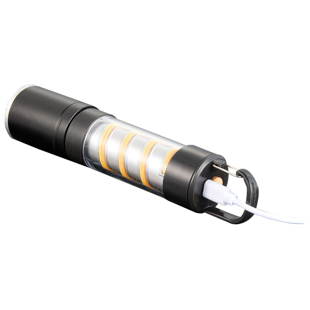 Leed's Black Hanging Spiral Filament Lantern Flashlight