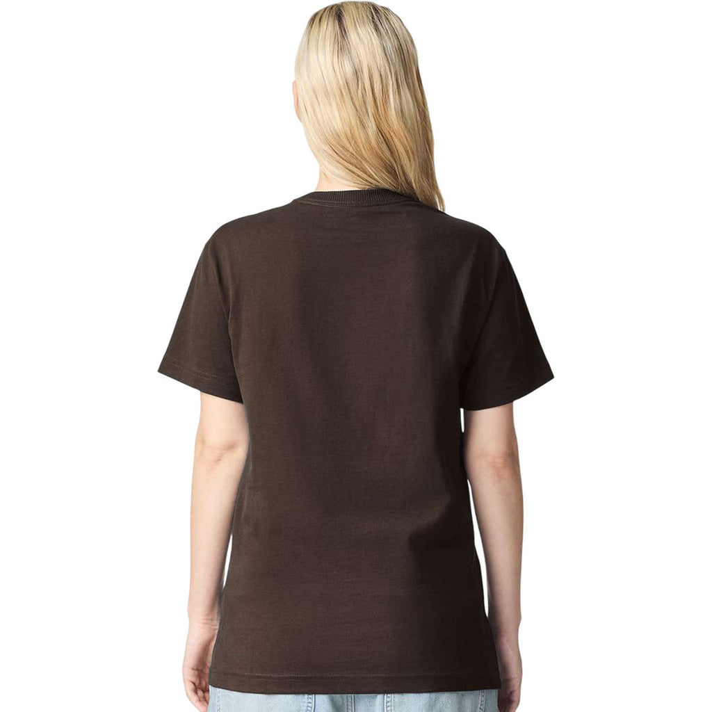 American Apparel Unisex Brown Super Heavyweight Tee