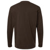 American Apparel Unisex Brown Super Heavyweight Long Sleeve Pocket Tee