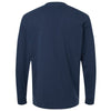 American Apparel Unisex Sea Blue Super Heavyweight Long Sleeve Pocket Tee