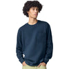 American Apparel Unisex Sea Blue Super Heavyweight Long Sleeve Pocket Tee