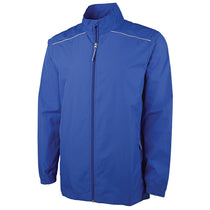 Charles River Men's Royal Skyline Pack-N-Go Full Zip Reflective Jacket