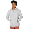 Charles River Men's Heather Grey Willow Half Zip Sweatshirt