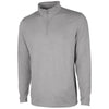 Charles River Men's Light Grey Heather Vista Tri-Blend Quarter Zip