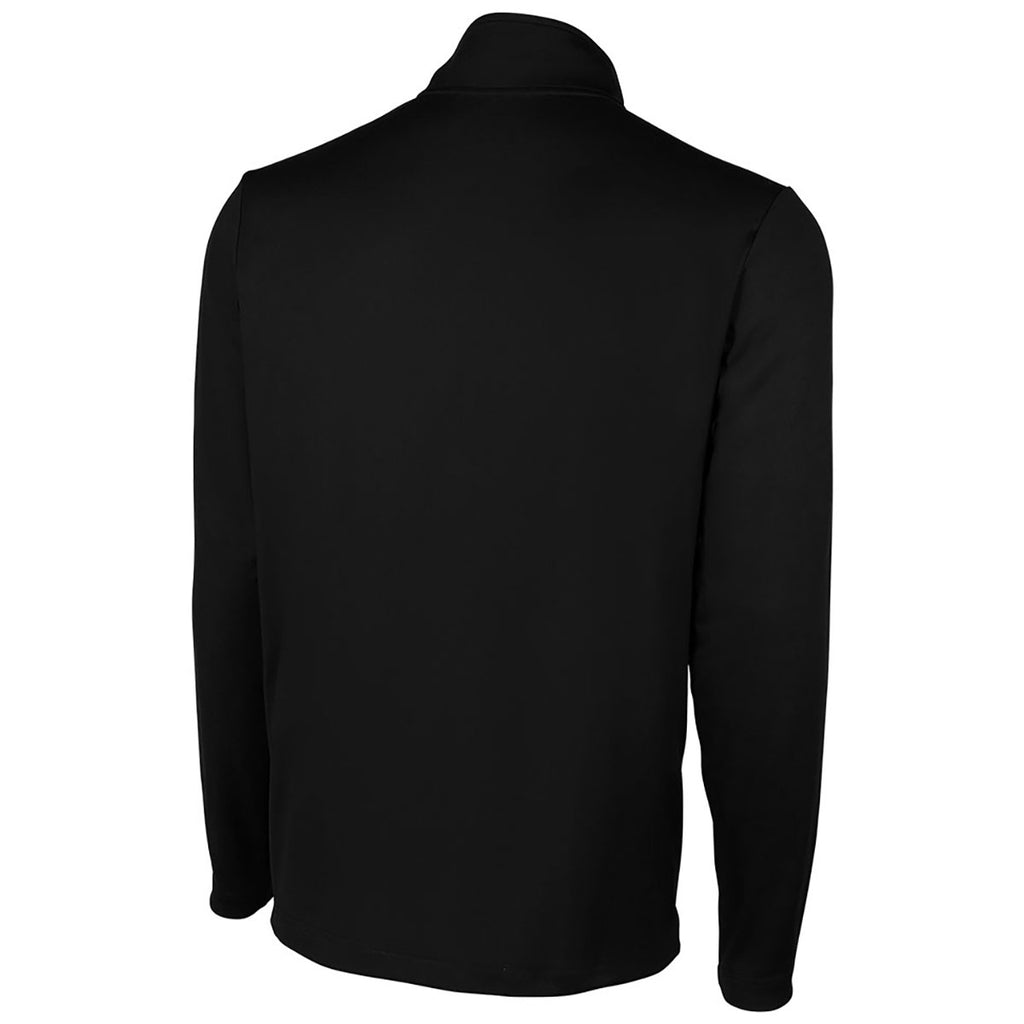 Charles River Men's Black Nu Fitness Quarter Zip