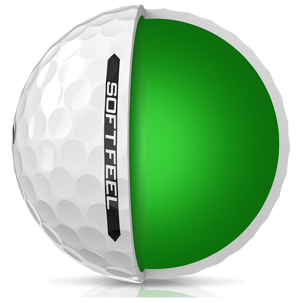 Srixon White Soft Feel Golf Balls - 3 Pack