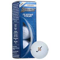 Leed's White Srixon Q-STAR TOUR Golf Balls - 3 Pack