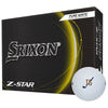 Srixon White  Z-STAR Golf Balls - 12 Pack